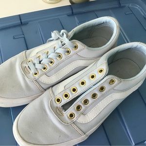 Van Sneakers Light Blue Size 7.5